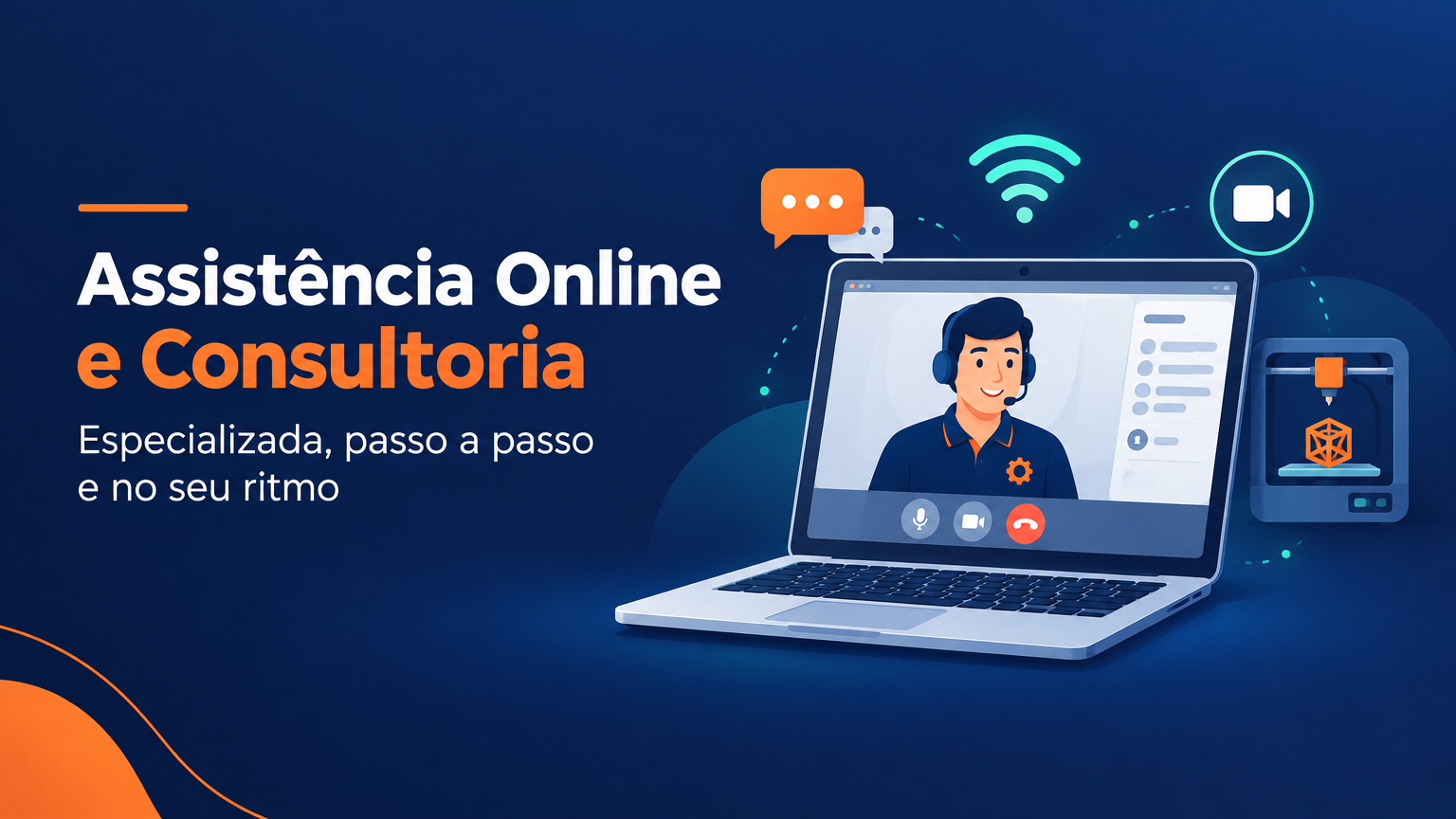 Assistência online e consultoria especializada Meu 3D Labs