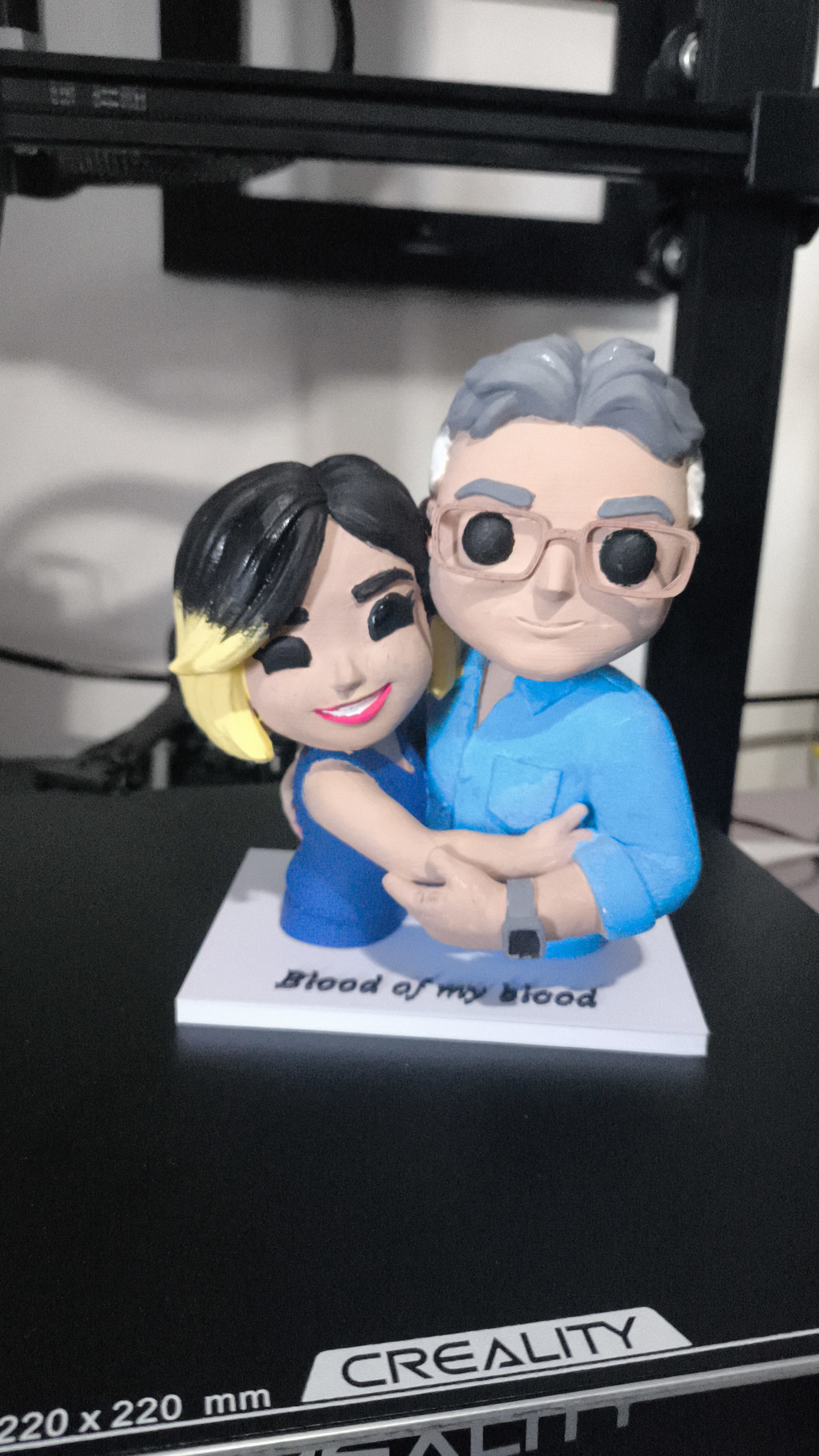 Peça 3D personalizada em detalhe