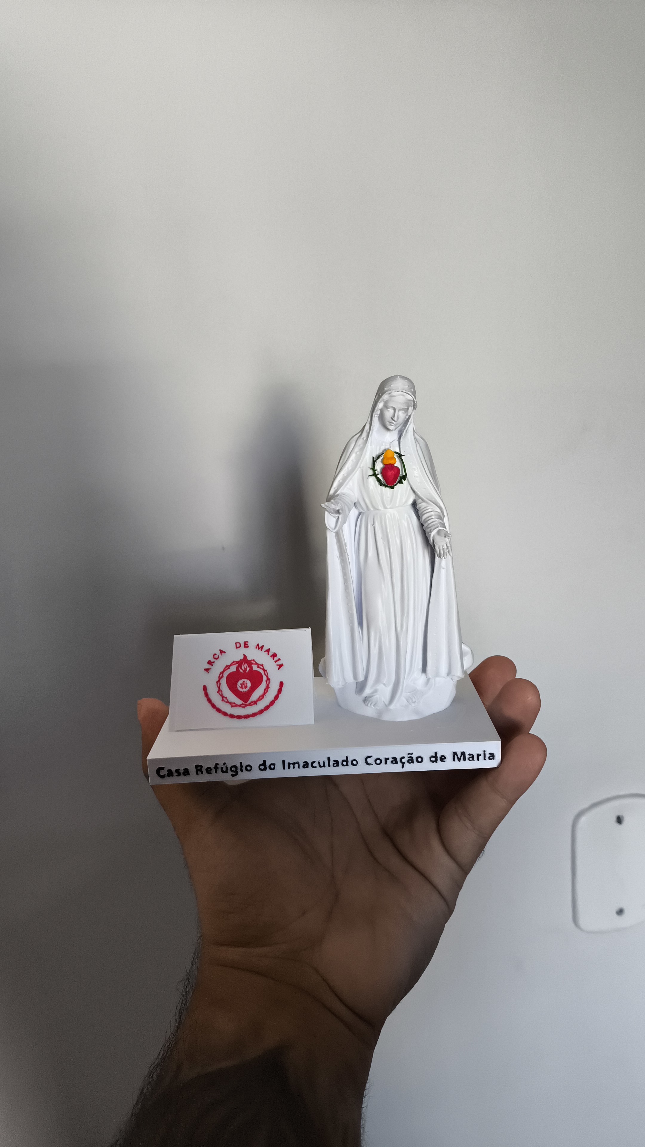 Santinhas 3D impressas em PLA